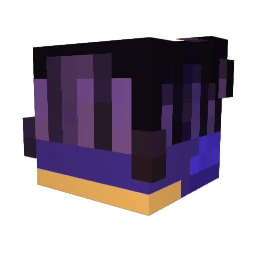 Hqcy Minecraft avatar head, 3D render