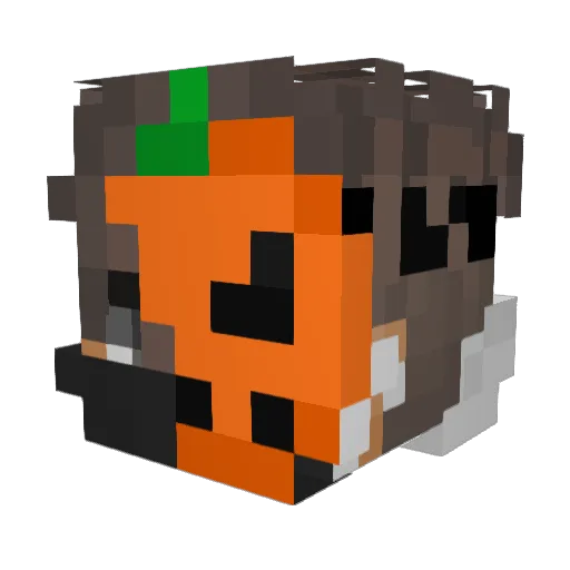 HrGamer21 Minecraft avatar head, 3D render