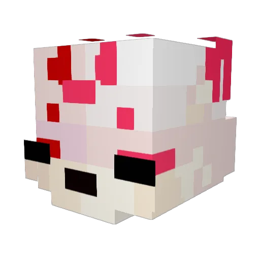 HrGreen Minecraft avatar head, 3D render