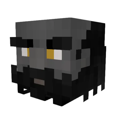 Hrabanaz Minecraft avatar head, 3D render