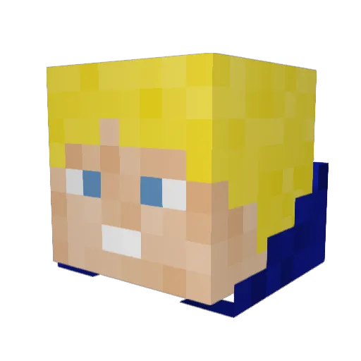 Hrabia_de_Jez Minecraft avatar head, 3D render