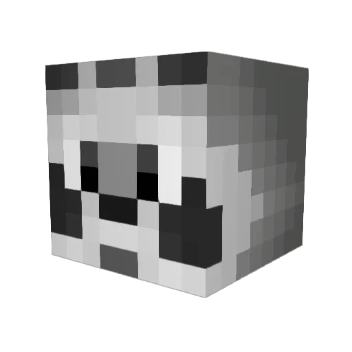 Hratkaa Minecraft avatar head, 3D render