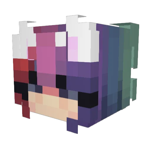 Hreni_ Minecraft avatar head, 3D render