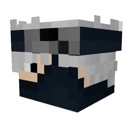 Hrizk18 Minecraft avatar head, 3D render