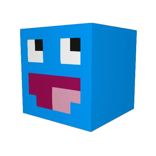HrrEpicness28 Minecraft avatar head, 3D render