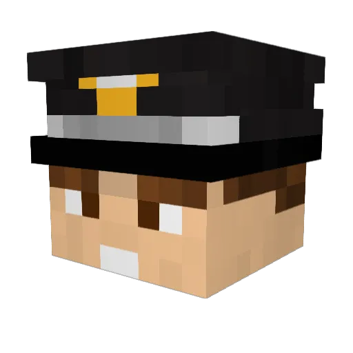 Hrvat_1941 Minecraft avatar head, 3D render