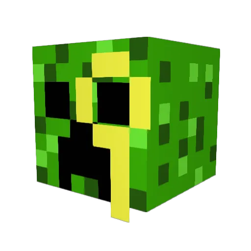 HsAlex Minecraft avatar head, 3D render