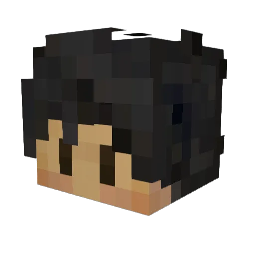 HsKocTets Minecraft avatar head, 3D render