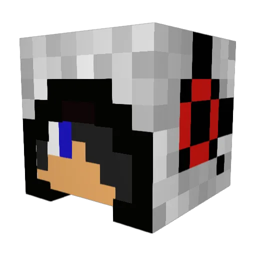 HsvFee Minecraft avatar head, 3D render