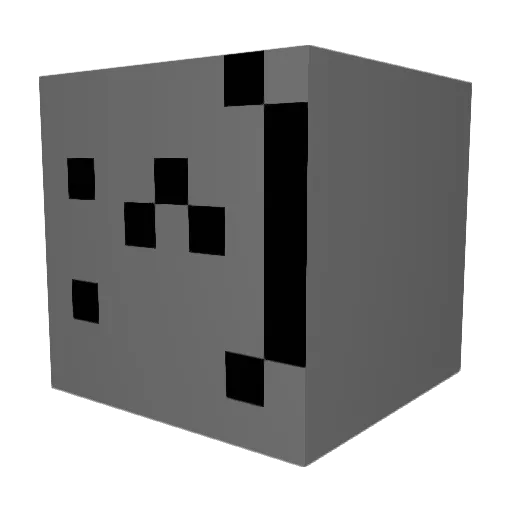 Hthreentai Minecraft avatar head, 3D render