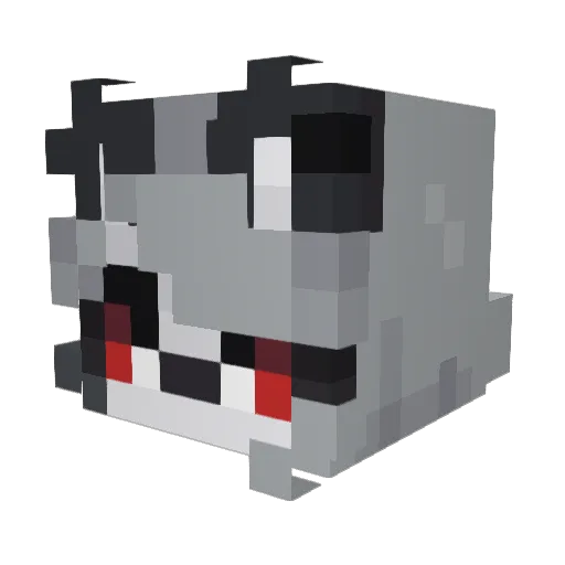 Htr_In_Violet Minecraft avatar head, 3D render