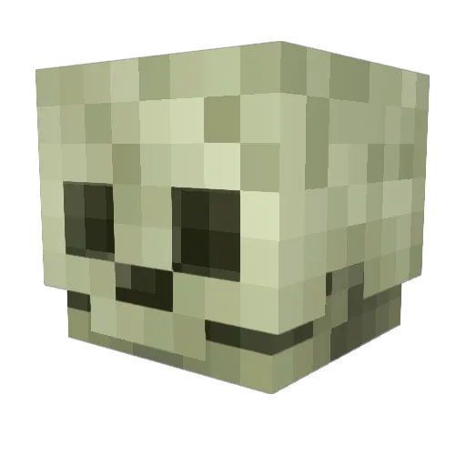 Htrrwe Minecraft avatar head, 3D render