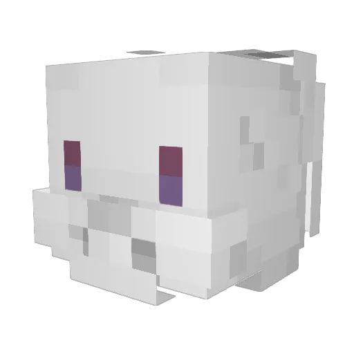 HttpError Minecraft avatar head, 3D render