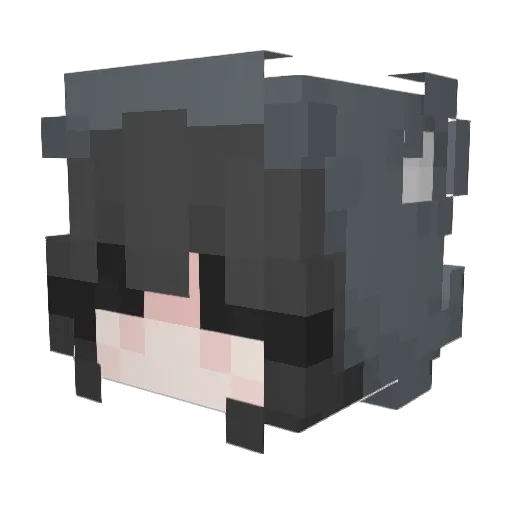 Https_Soph Minecraft avatar head, 3D render