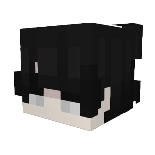 HuaLuo_ouo Minecraft avatar head, 3D render