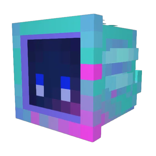 HuaSHIsama Minecraft avatar head, 3D render
