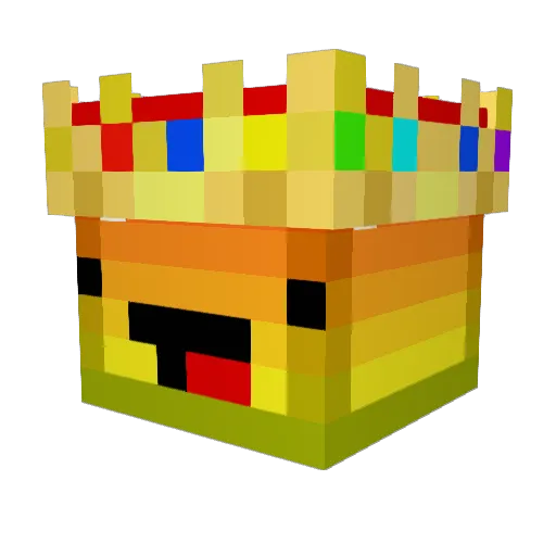 Huang_Shoushouda Minecraft avatar head, 3D render