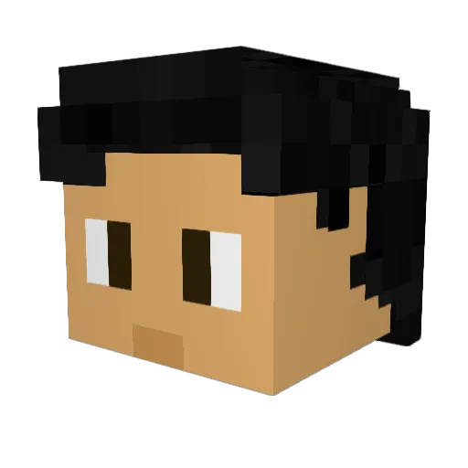 Huangdi_Ryan Minecraft avatar head, 3D render