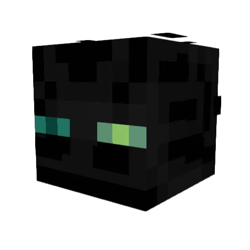HubTheJub Minecraft avatar head, 3D render
