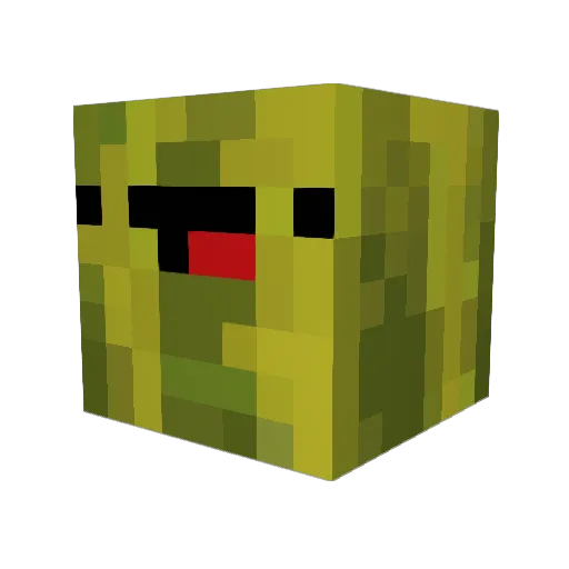 HubbleJo Minecraft avatar head, 3D render