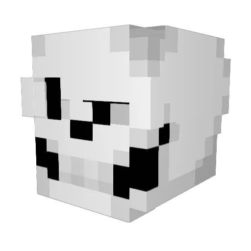Hubertus22016 Minecraft avatar head, 3D render