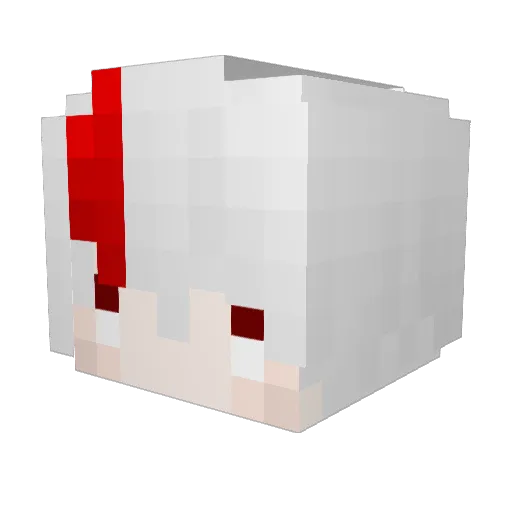 Hubery12345678 Minecraft avatar head, 3D render