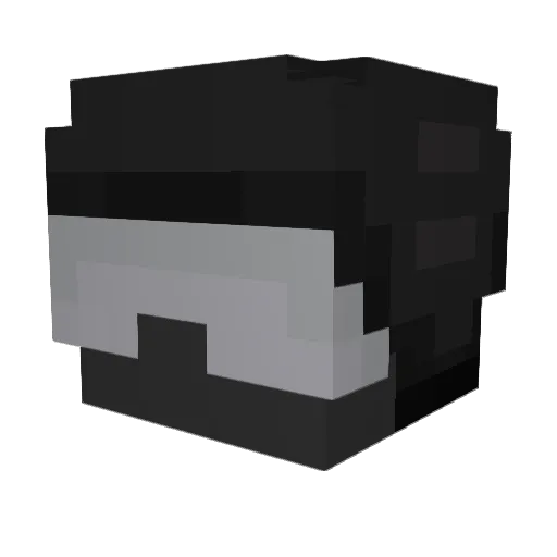 HubiBubi007 Minecraft avatar head, 3D render