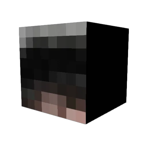 HubiBubi_MC Minecraft avatar head, 3D render
