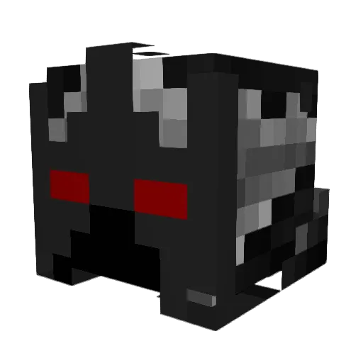 Hublert Minecraft avatar head, 3D render