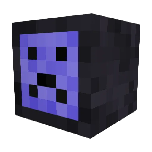 Hubschie Minecraft avatar head, 3D render