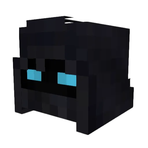 HubsonGeneralis Minecraft avatar head, 3D render