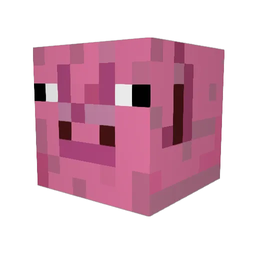 Huck925 Minecraft avatar head, 3D render