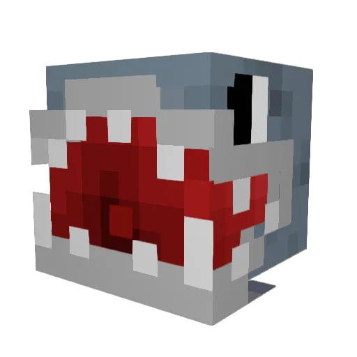 HuckleBFinn Minecraft avatar head, 3D render