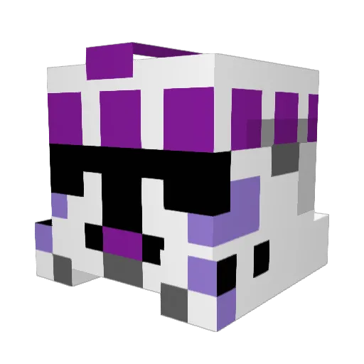 Hucks83 Minecraft avatar head, 3D render