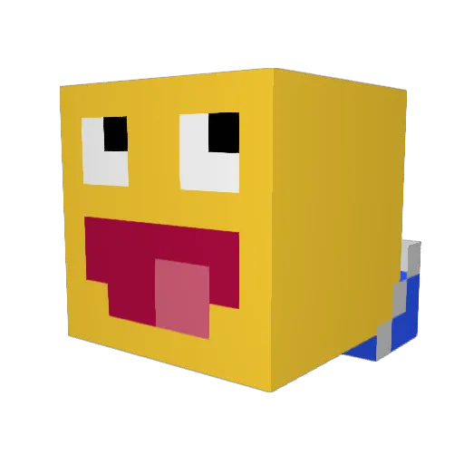 Hudson1120 Minecraft avatar head, 3D render