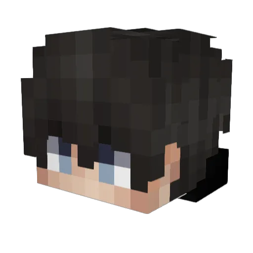 Hudson2003 Minecraft avatar head, 3D render