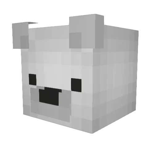 Hudson_Playz Minecraft avatar head, 3D render