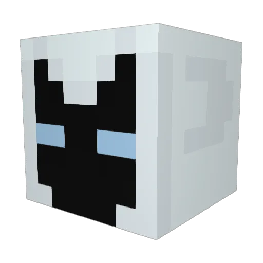 HueleMesas Minecraft avatar head, 3D render