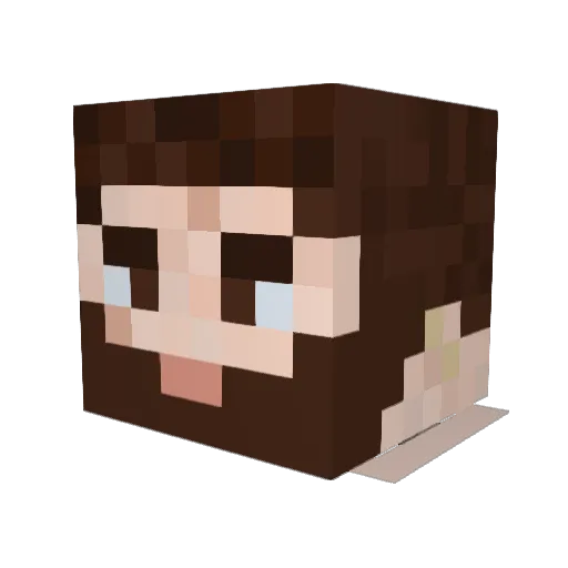 Huey2912 Minecraft avatar head, 3D render
