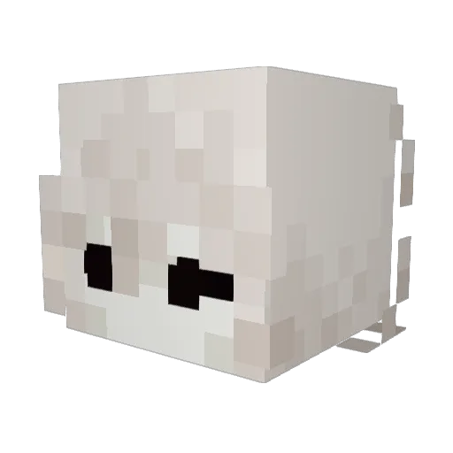 Huffboy07 Minecraft avatar head, 3D render