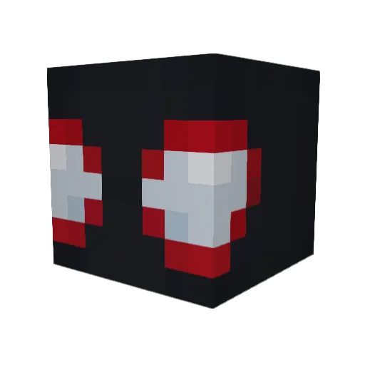HufflepuffLauren Minecraft avatar head, 3D render