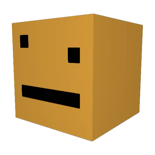 Hugacopter64 Minecraft avatar head, 3D render