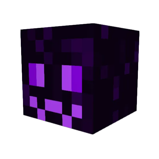 Huganey Minecraft avatar head, 3D render