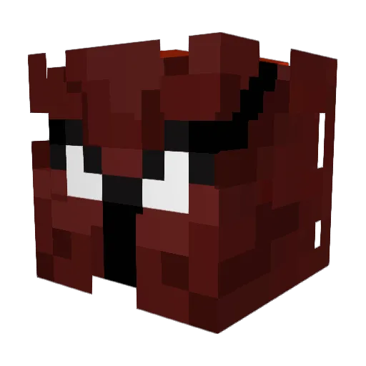 HugeLoadz Minecraft avatar head, 3D render
