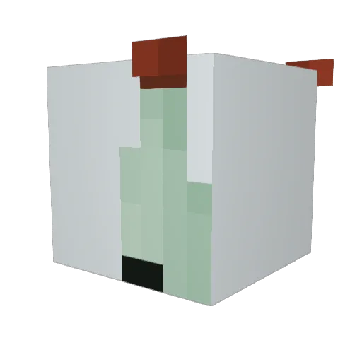HugestManOnEarth Minecraft avatar head, 3D render