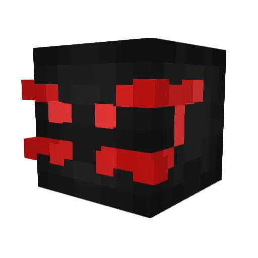 HuggeB2010 Minecraft avatar head, 3D render
