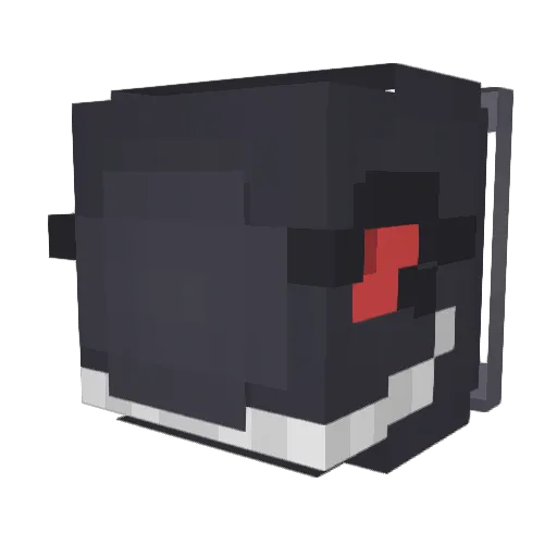 HuggyKaz23 Minecraft avatar head, 3D render