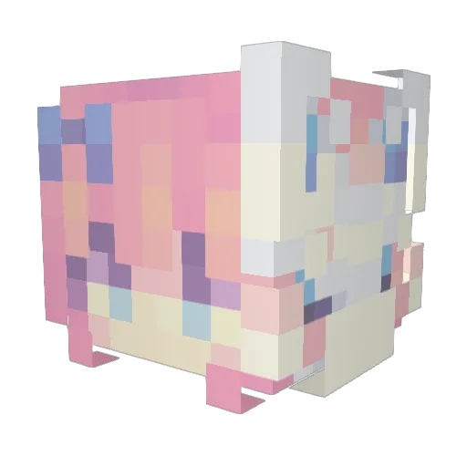 Huggy_Wuggy98 Minecraft avatar head, 3D render