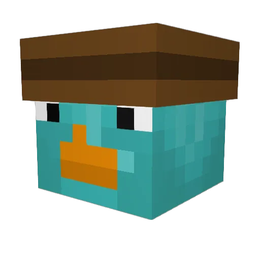 HughJazz9238 Minecraft avatar head, 3D render