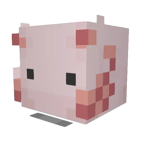 HughMun9us Minecraft avatar head, 3D render